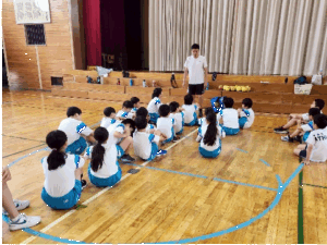 花里小学校クラブ活動訪問